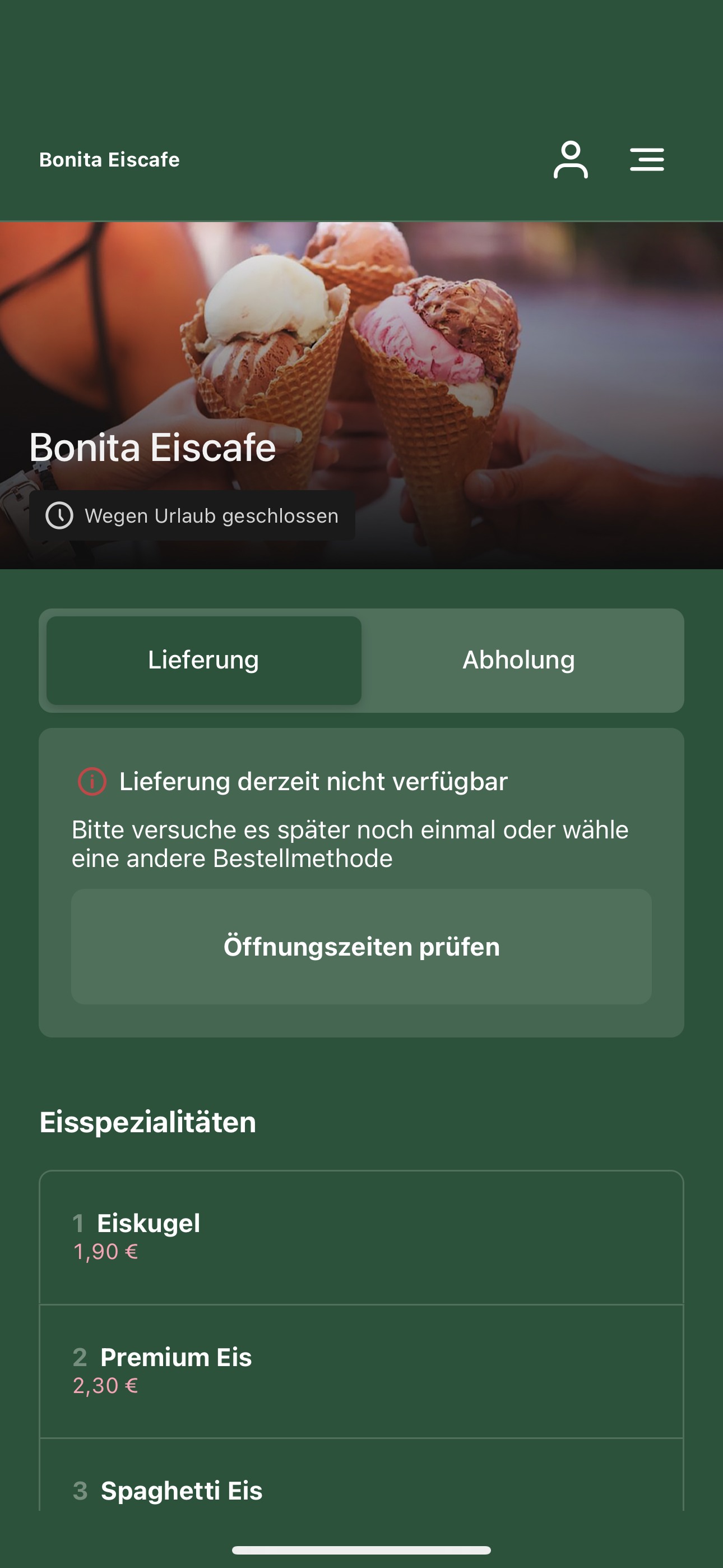 Bonita Eiscafe screenshot 3