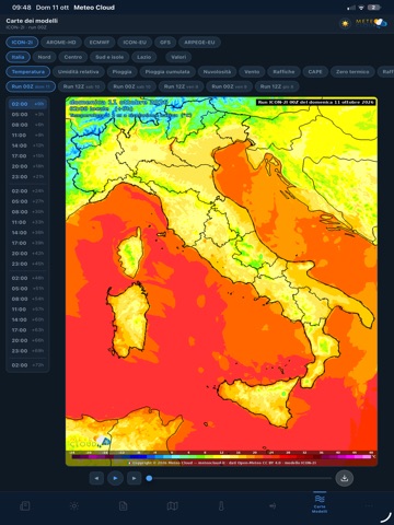 Meteo Cloud - Previsioni Meteo iPad screenshot 7