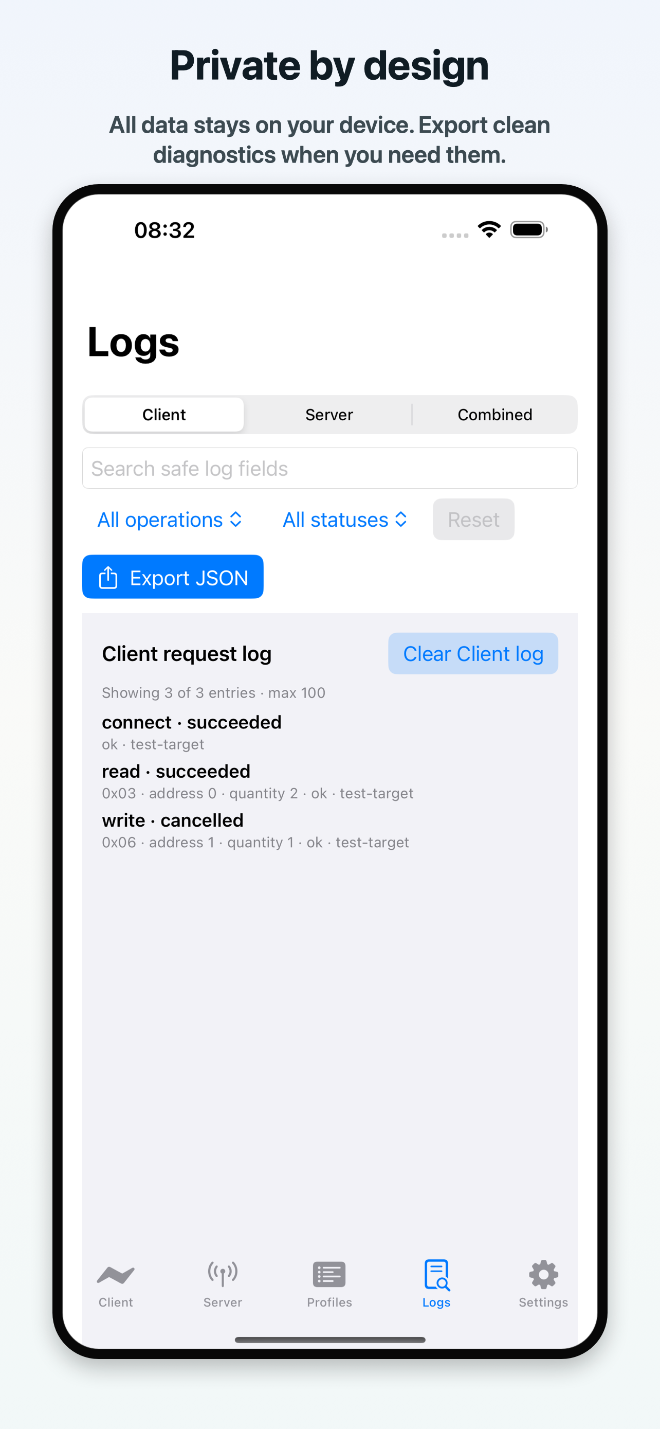 Modbus TCP FieldKit screenshot 5