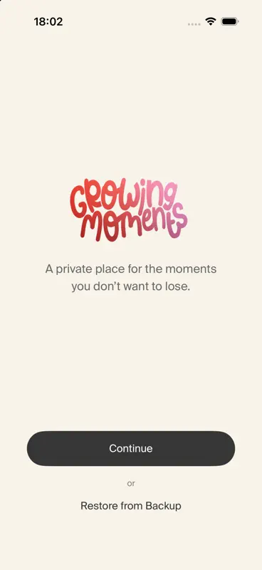 Growing Moments screenshot 1 of 8