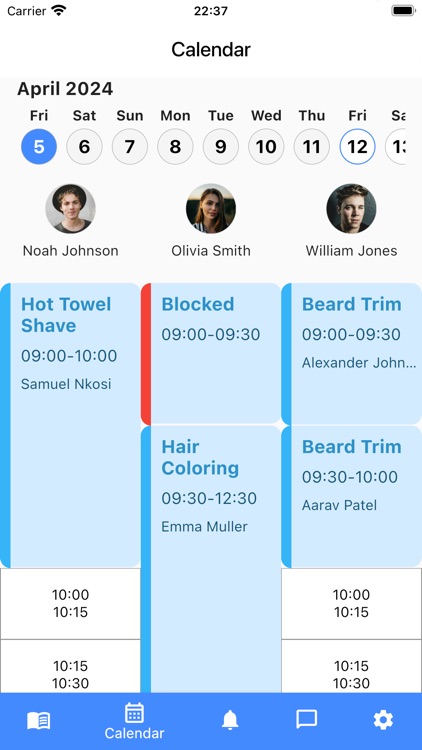 Appointment scheduler: Bekbook
