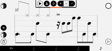 Tempo: Simple Drum notation Screenshot 1 of 5