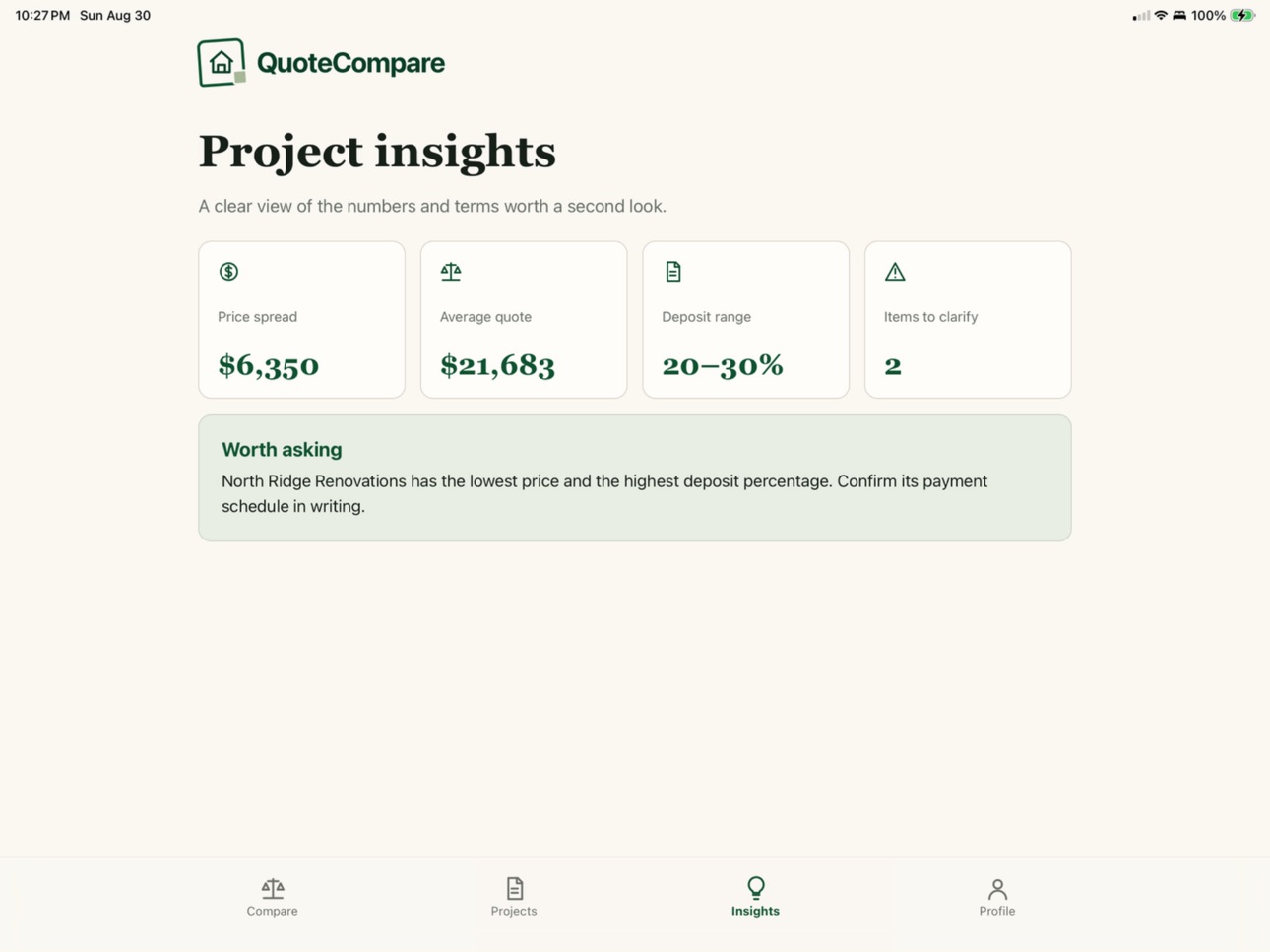 Screenshot 9 of Quote Compare