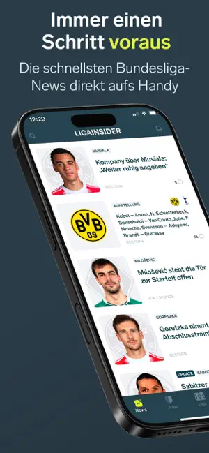LigaInsider Plus iPhone screenshot 1