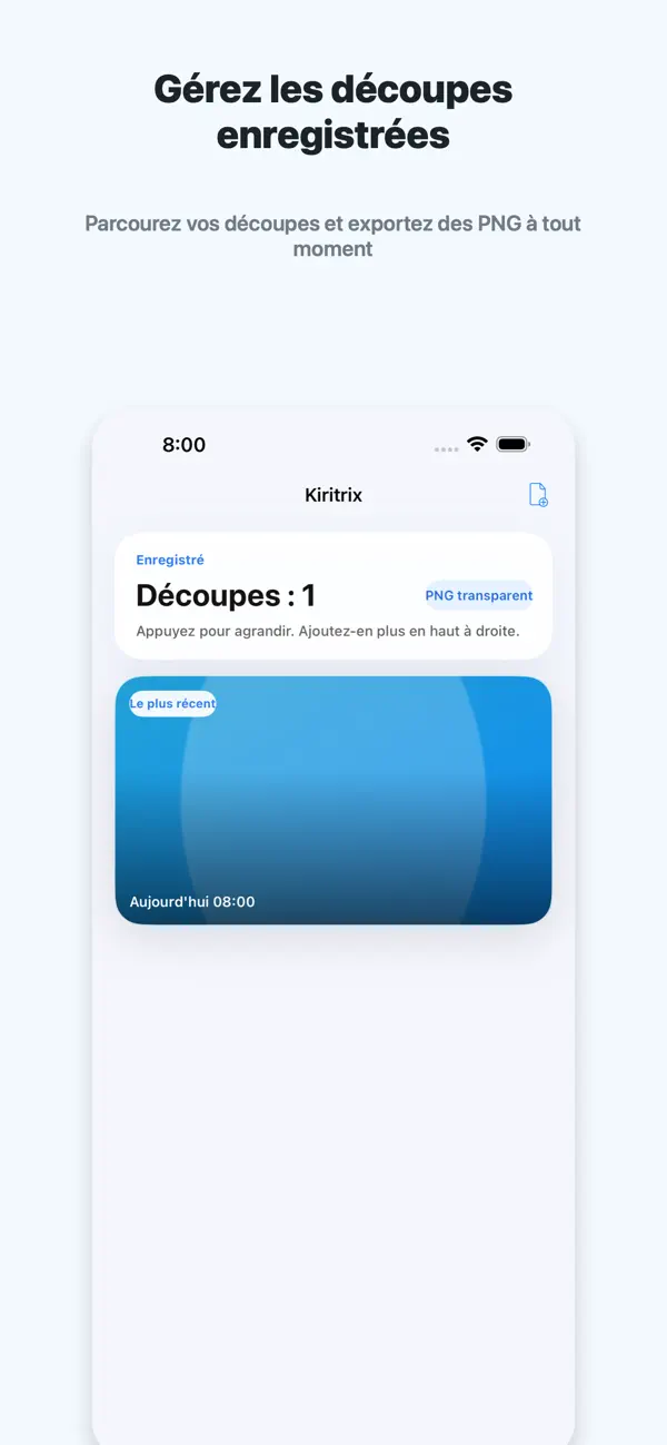Screenshot #2 pour KiritriX - Découpe photo