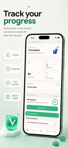Learn Vue.js & JavaScript iPhone screenshot