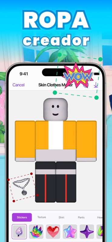 Creador de Skins para Avatar screenshot 4
