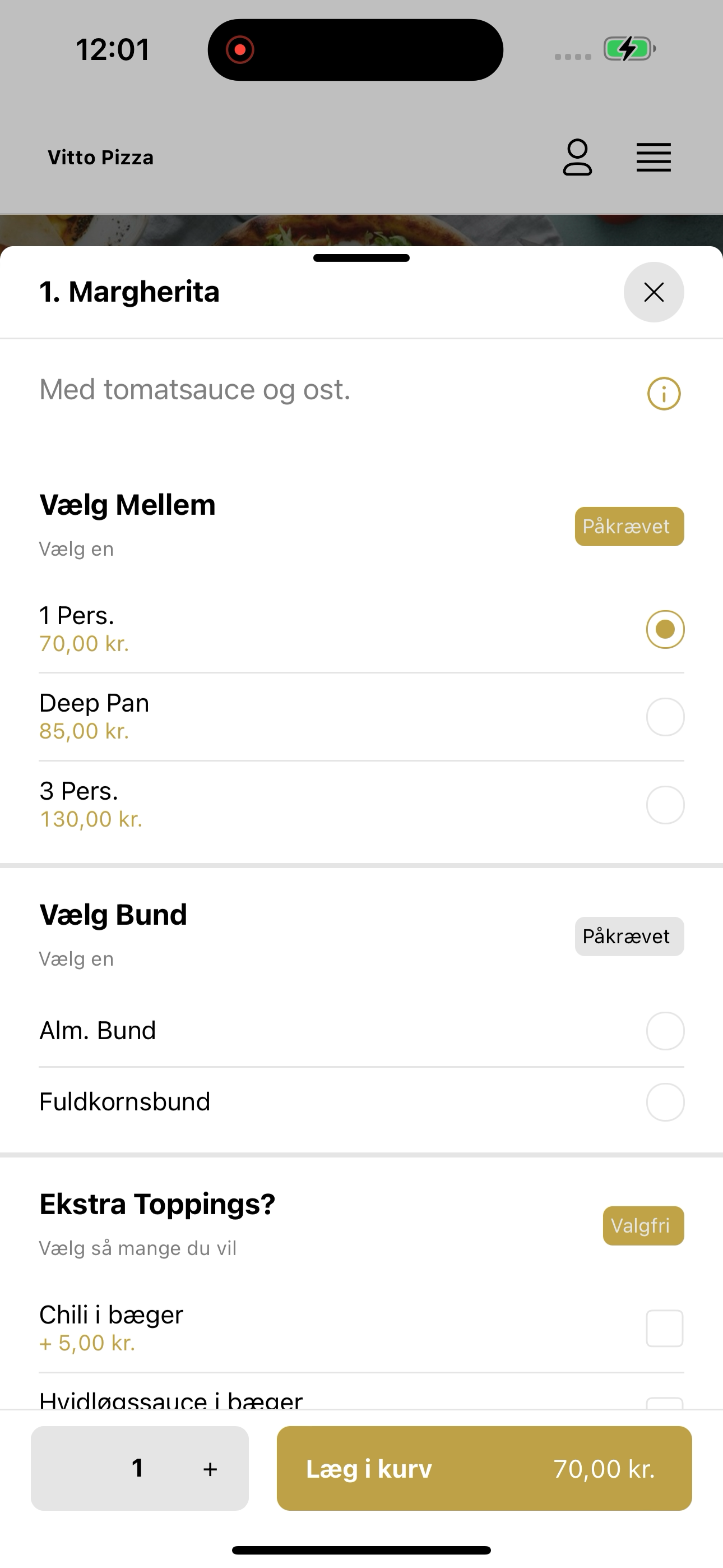 Vitto Pizza screenshot 8