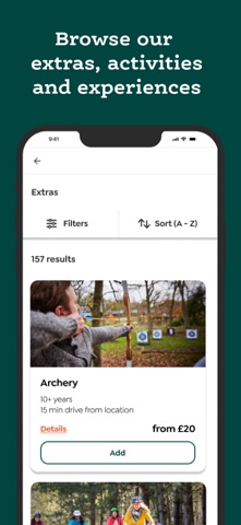 Forest Holidays UK Log Cabins screenshot