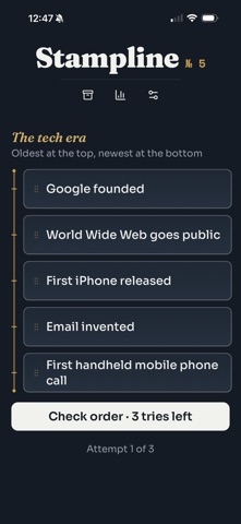 Stampline screenshot 1