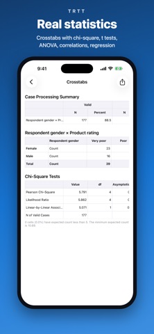 TRTT: Statistics & .sav Data screenshot