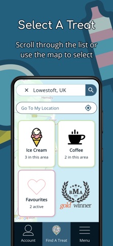 Find A Treat: Live Treat Map iPhone screenshot 1