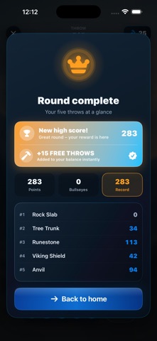 Hammer Toss iPhone screenshot