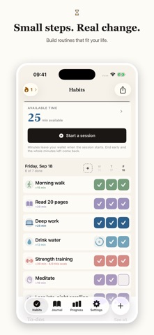 Moventria: Build Better Habits screenshot 1