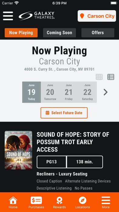 Galaxy Theatres Screenshot