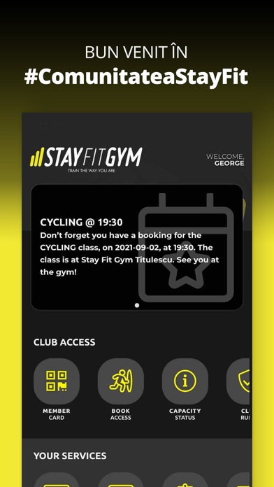 Stay Fit Gym iPhone screenshot