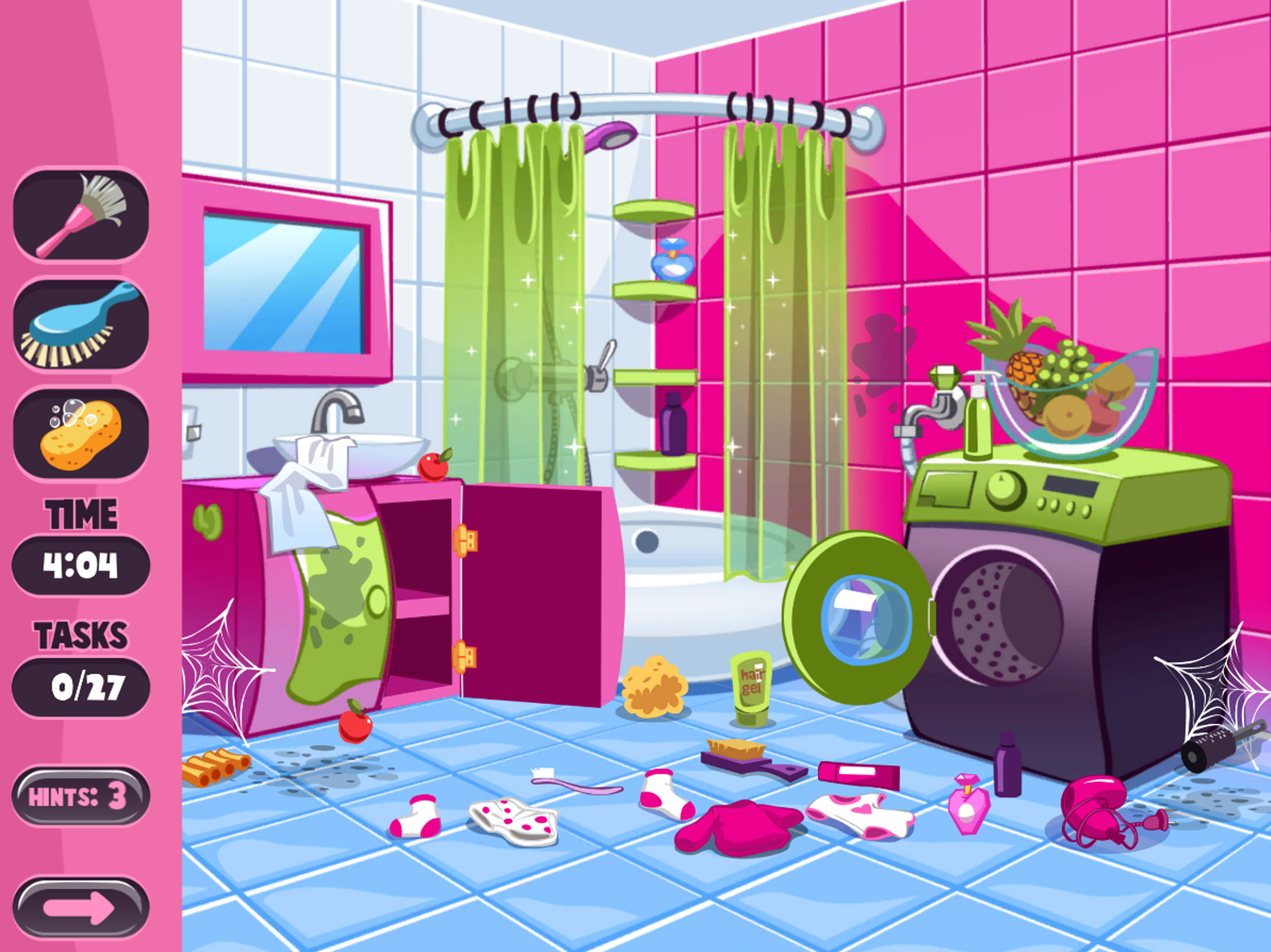 Doll House Cleaning Fun