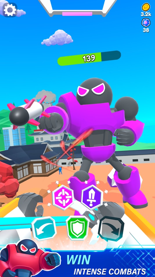 #5. Mechangelion - Robot Fighting (iOS) Podle: MOONEE PUBLISHING LTD
