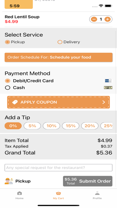Turkish Kebab House Restaurant Screenshot