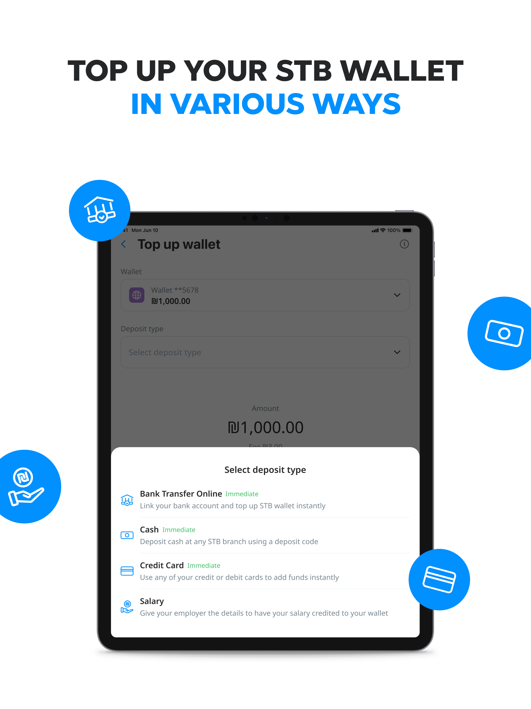 STB Union - Money transfer app