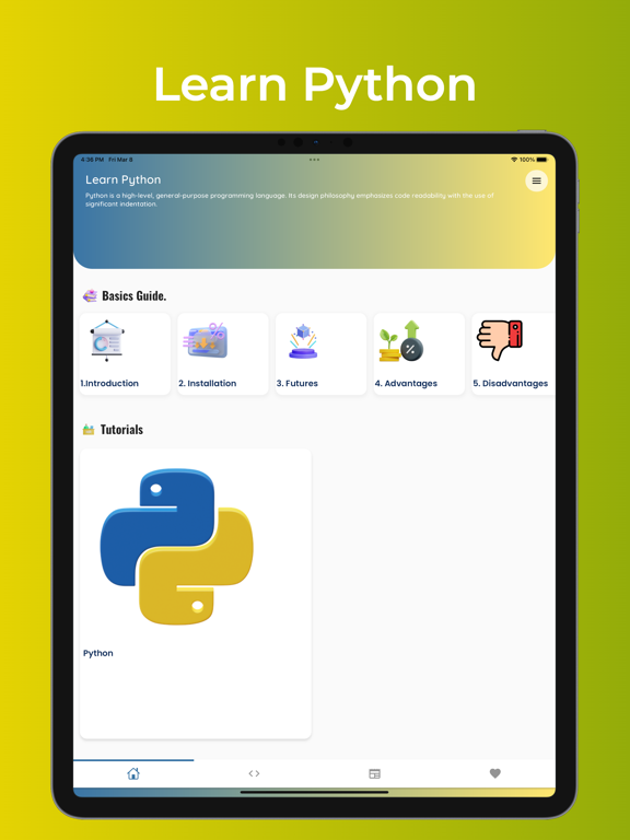Screenshot #5 pour Learn Python 3 Programming