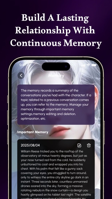 Screenshot 3 of Chat with AI Friend：StoryAI App
