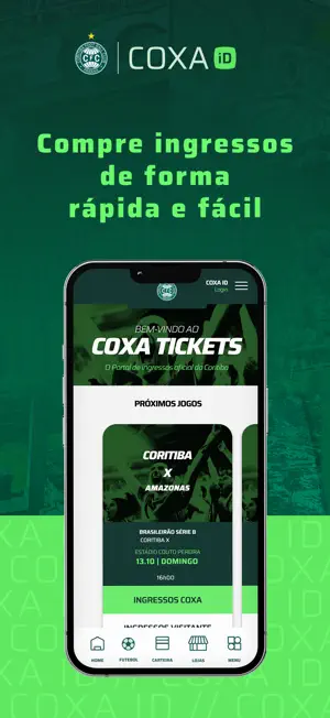 Coxa iD | Coritiba Oficial App screenshot 2