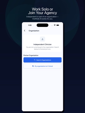 VisitNote AI iPad screenshot