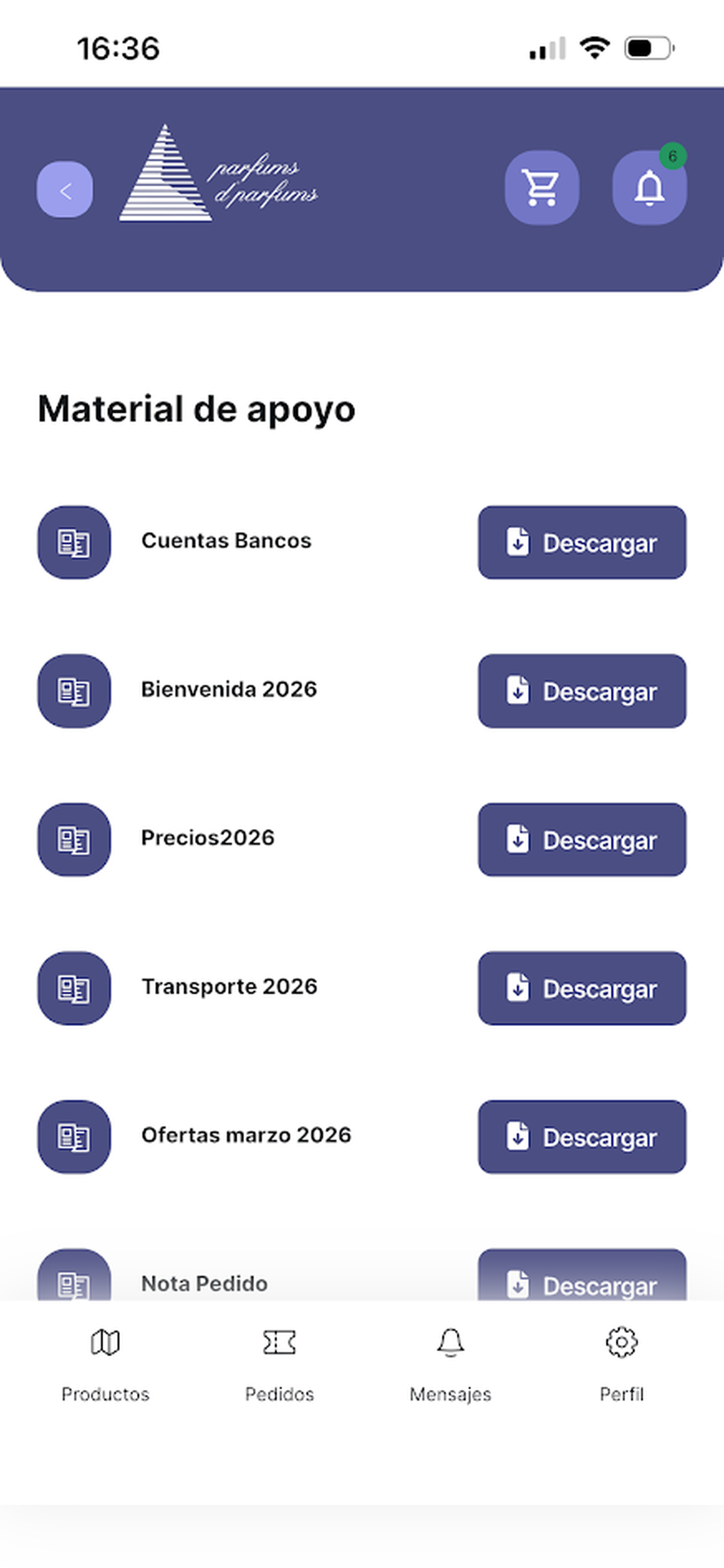 Parfums d' Parfums screenshot 3