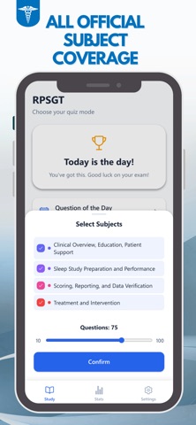 RPSGT Exam Prep Test 2026 iPhone screenshot