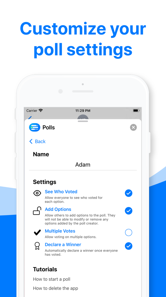 #7. Polls for iMessage (iOS) 由: Polls for Messages, Inc.
