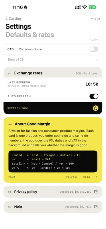Good Margin screenshot 6 of 6