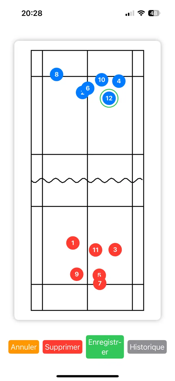 Screenshot #2 pour Badminton-Analyse