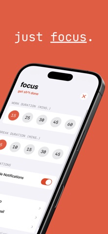 Just Focus Screenshot 4 of 4