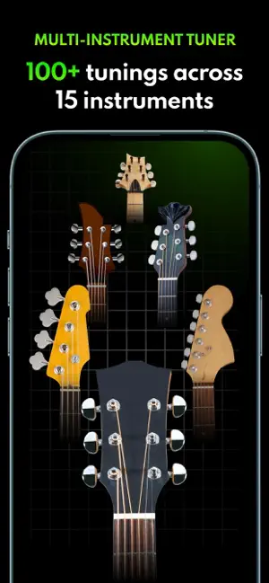 iTuner - Guitar Tuner & Tabs iPhone screenshot 1