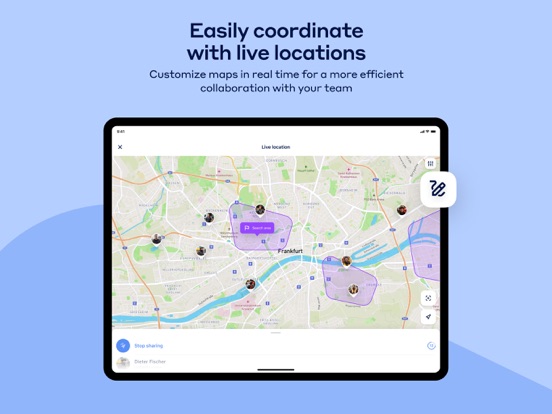 Teamwire - Business Messenger iPad screenshot 7 - Business app