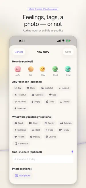 MoodCanvas: Mood Tracker screenshot 3