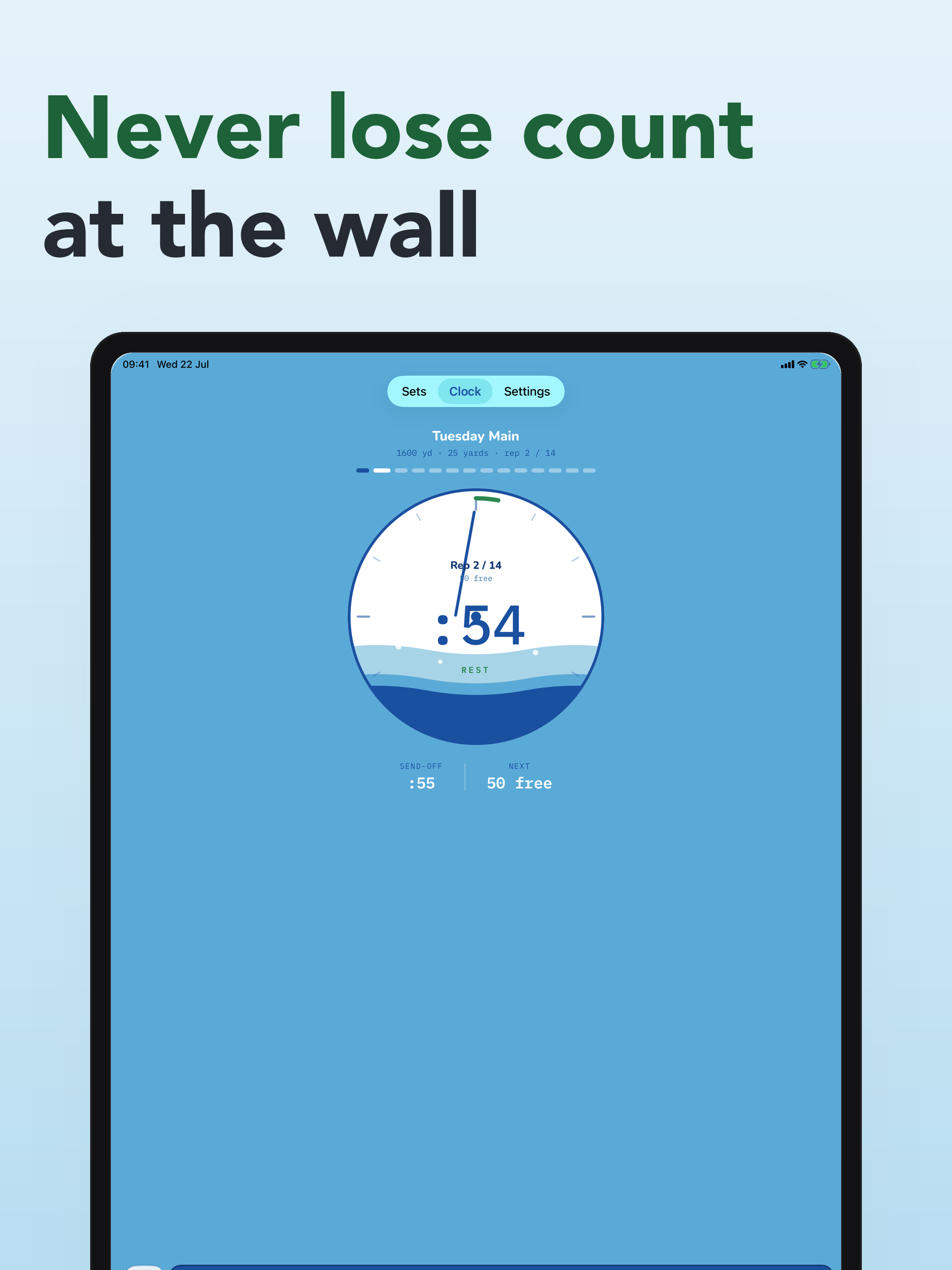Pace Lane: Swim Workout Coach screenshot 4
