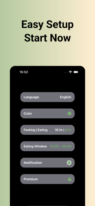 Minimal168 - Fasting Tracker Screenshot 3 of 4