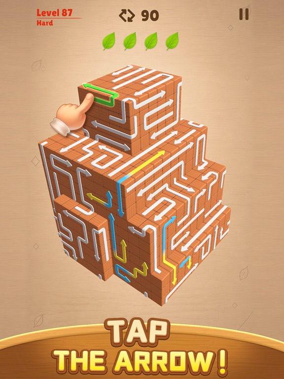 Arrowaze: 3D Wood Escape iPad screenshot