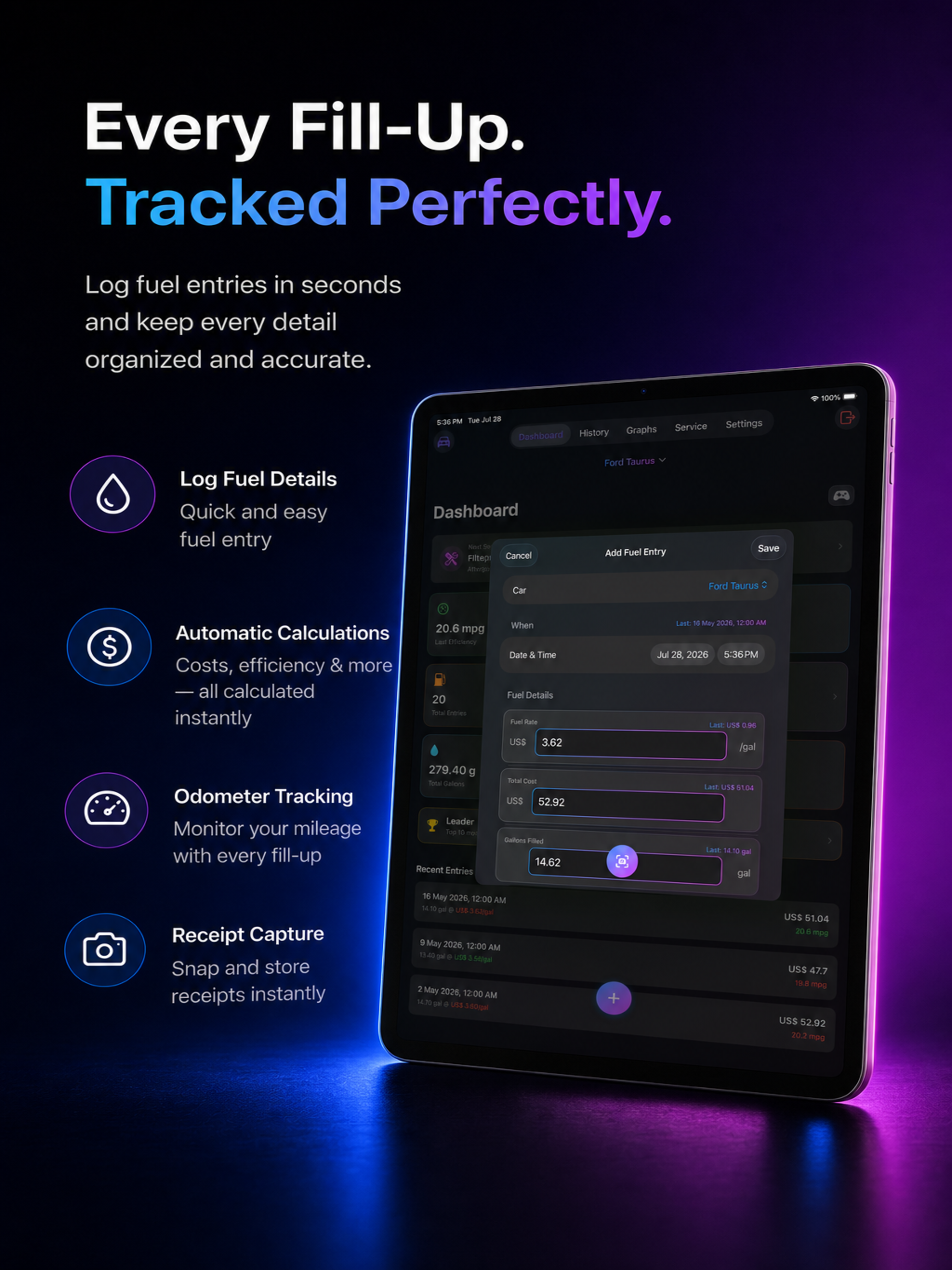 Drive Cost - Mileage Tracker screenshot 14