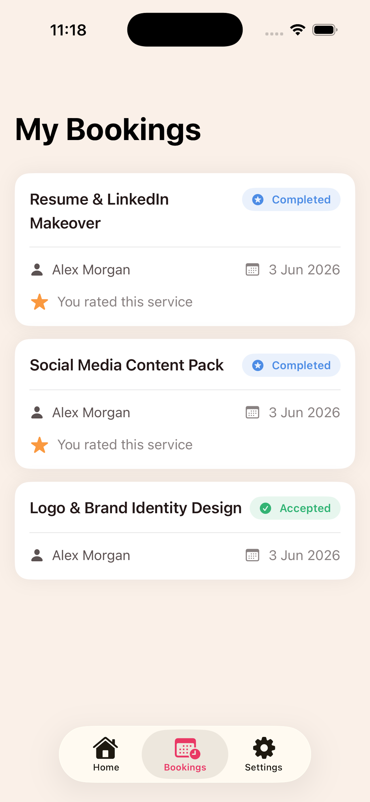 Giggle — Service Marketplace