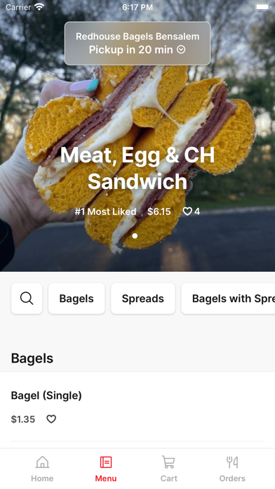 Redhouse Bagels Screenshot