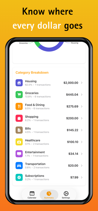 EZ Expense Tracker & Manager Screenshot 5 of 5