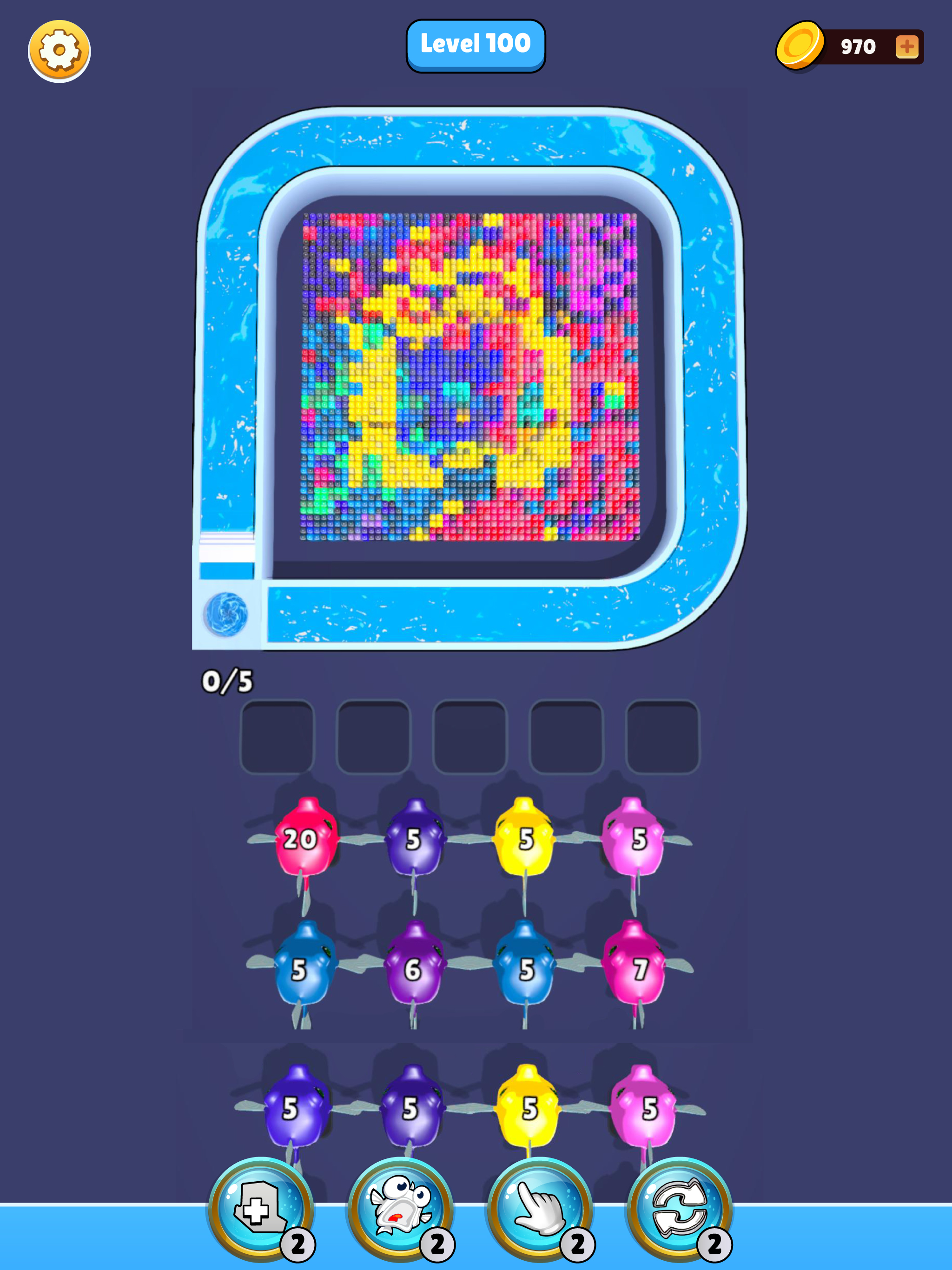 Fish Flow: Pixel Color Games