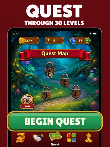 Quiz Quest - Social Trivia iPad screenshot