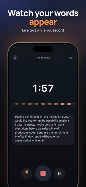 Scriba: Transcribe Audio screenshot 4