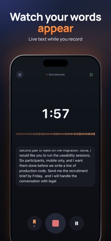 Scriba: Transcribe Audio Screenshot 4 of 10