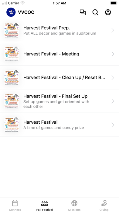 Victor Valley Church of Christ iPhone screenshot 2 - Education app