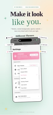 Timely: Shared Calendar Widget iPhone screenshot